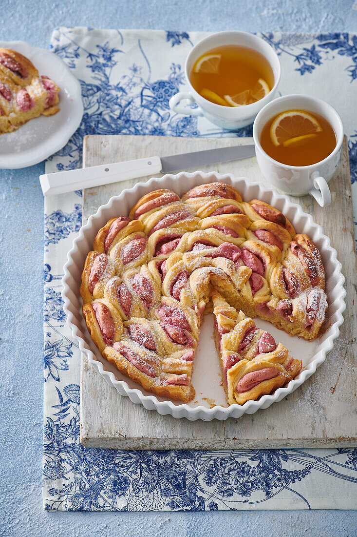 Sauerteig-Rosenkuchen