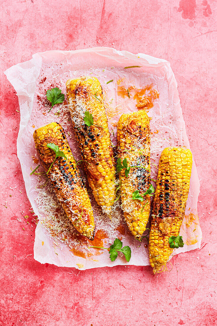 Sweetcorn with smoked paprika and lime butter