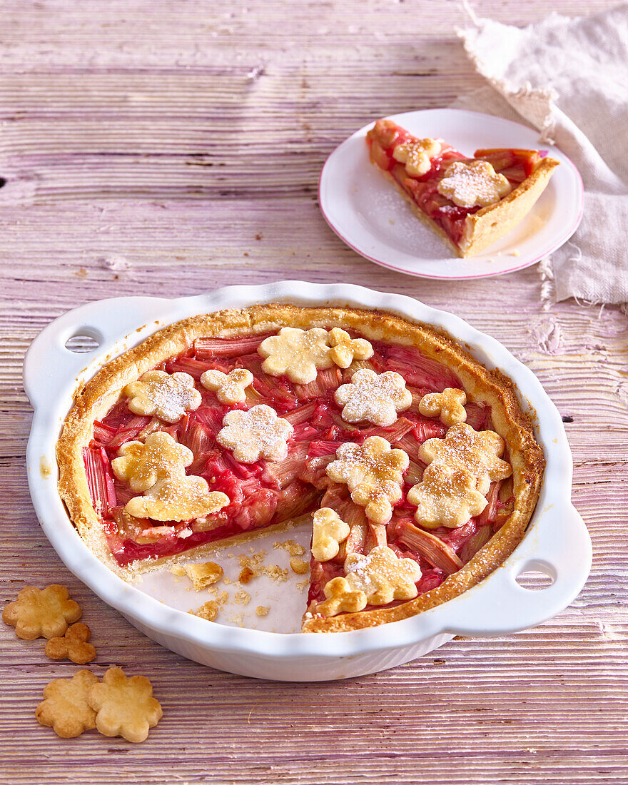 Rhubarb pie