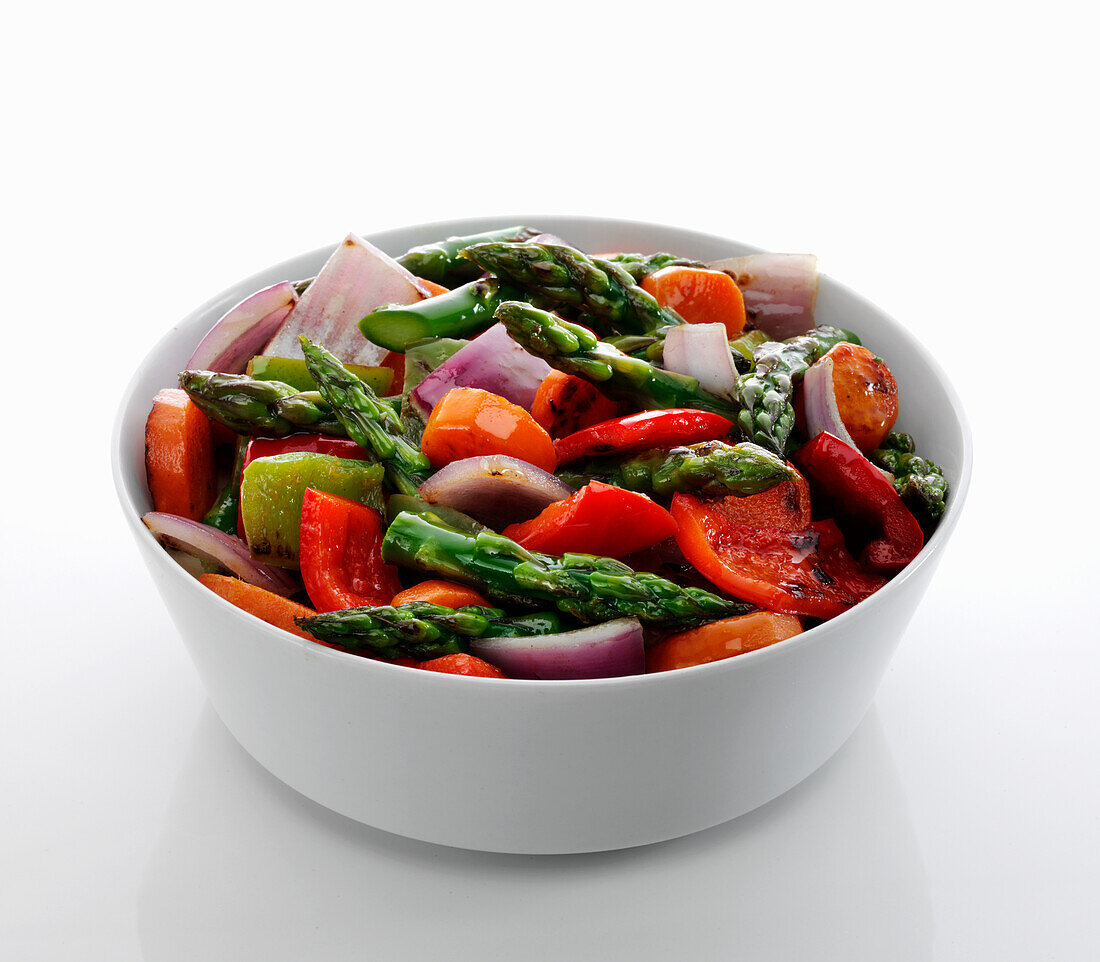 Bowl of roasted vegetables