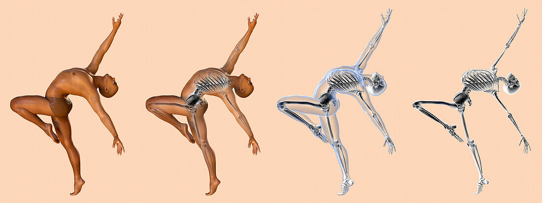 Ballet dancer, illustration