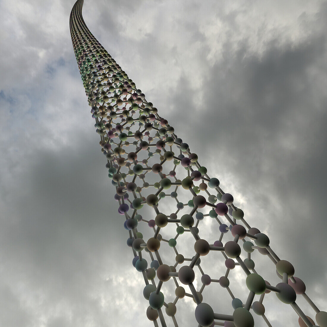 Carbon nanotube, molecular model