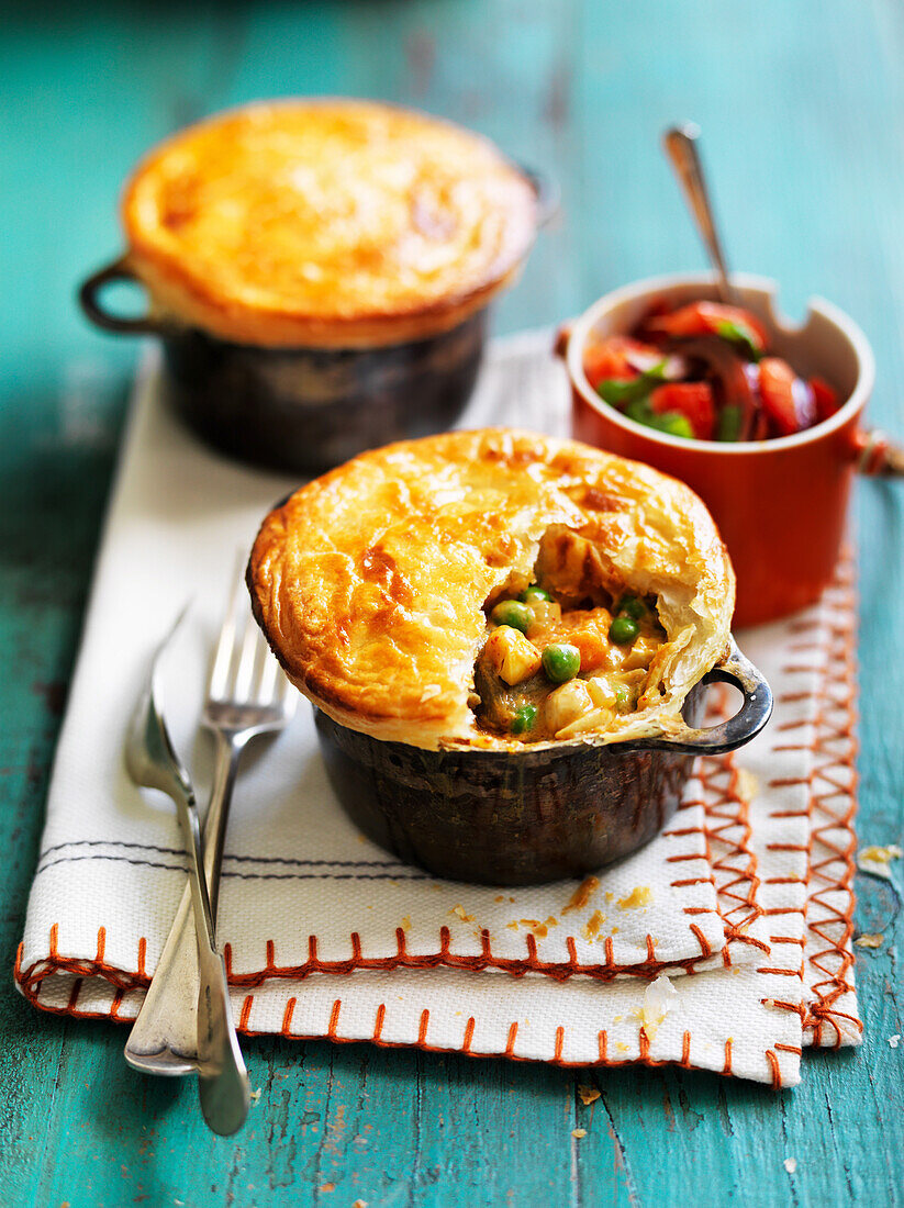 Vegie curry pies