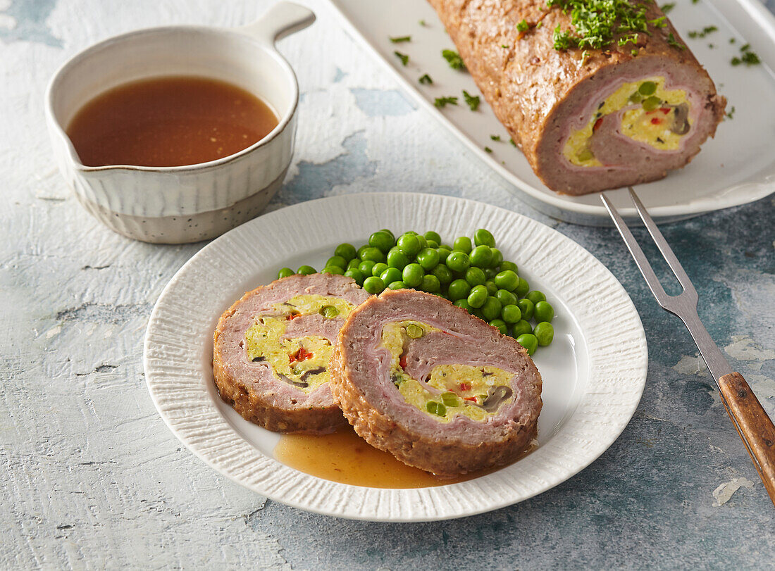 Stuffed meat loaf