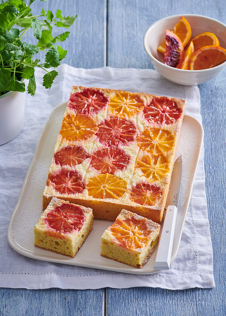 Tarte Tatin mit Zitrusfrüchten