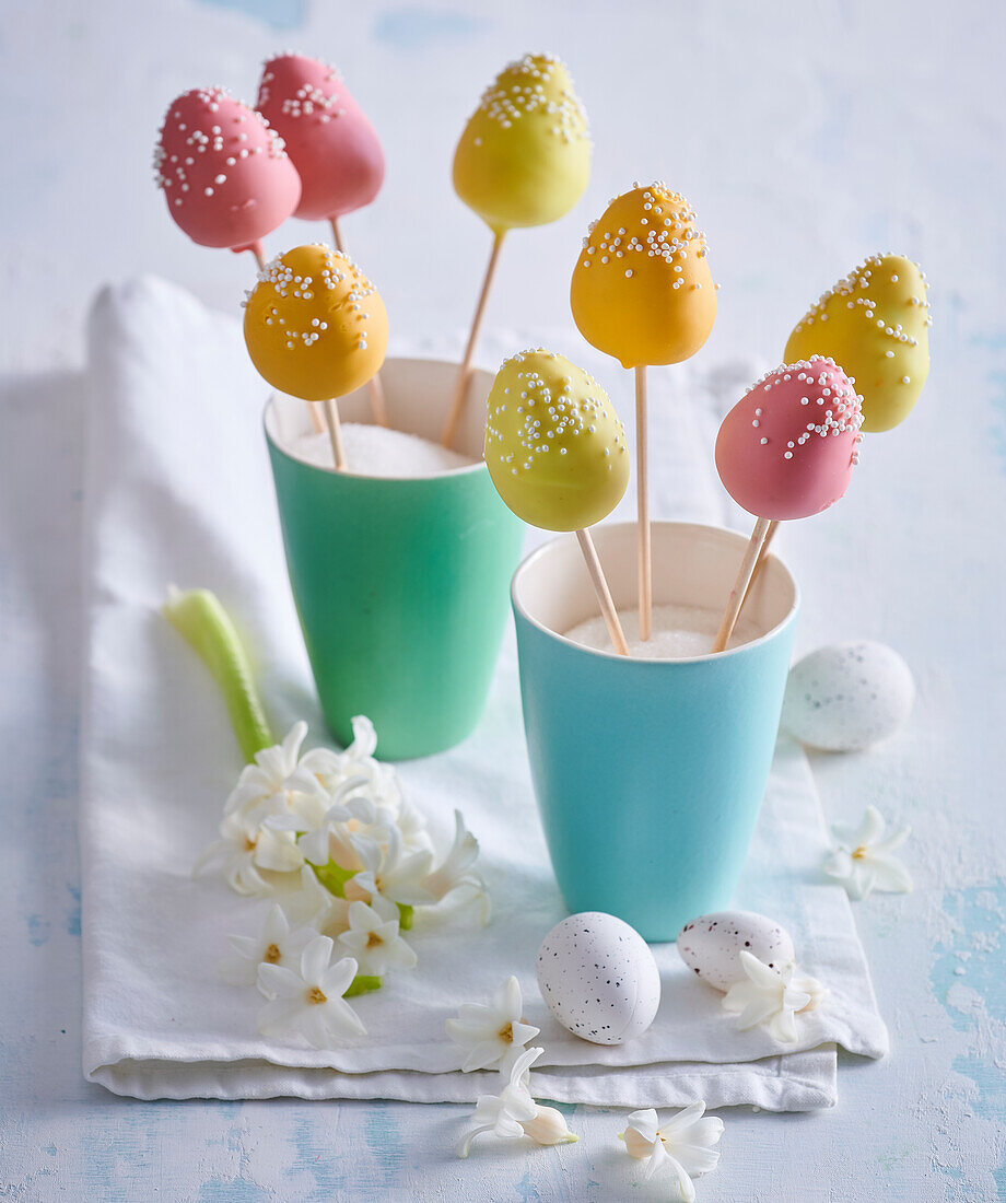 Easter egg lollipops