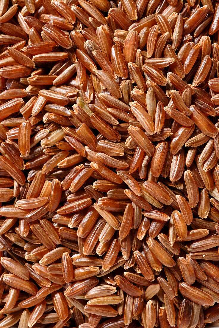 Red rice (close-up)