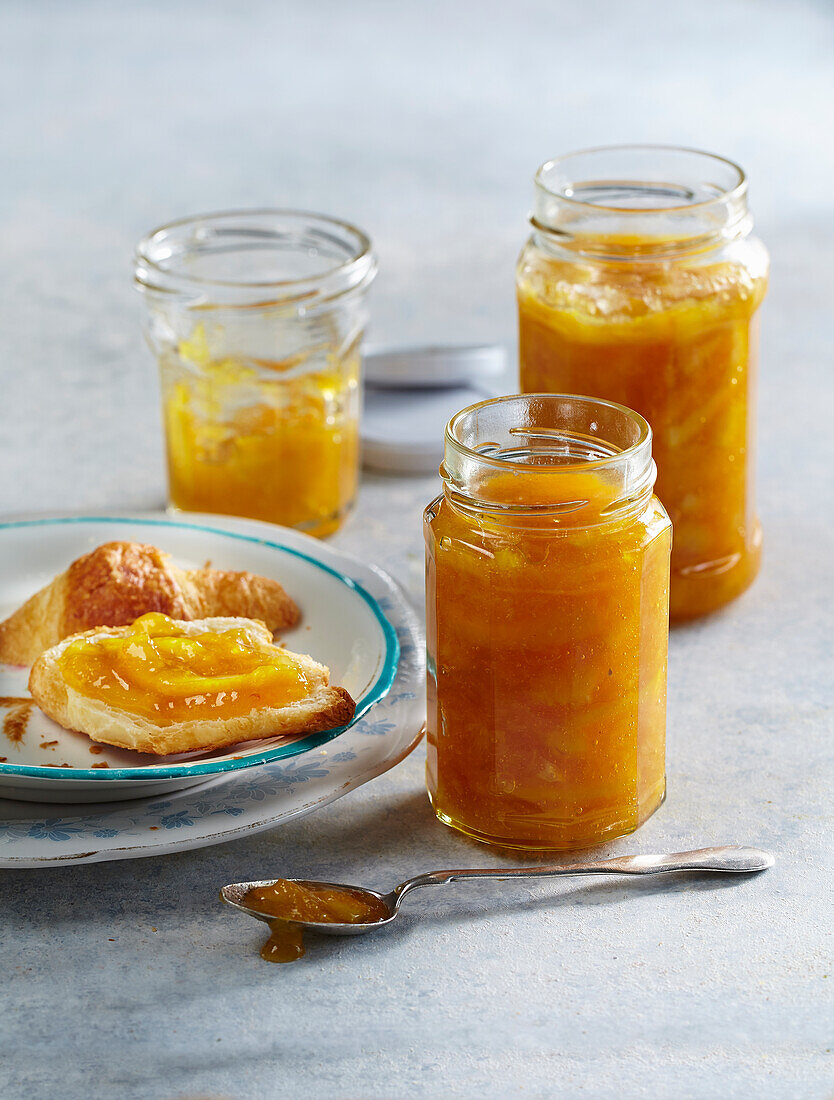 Homemade orange jam