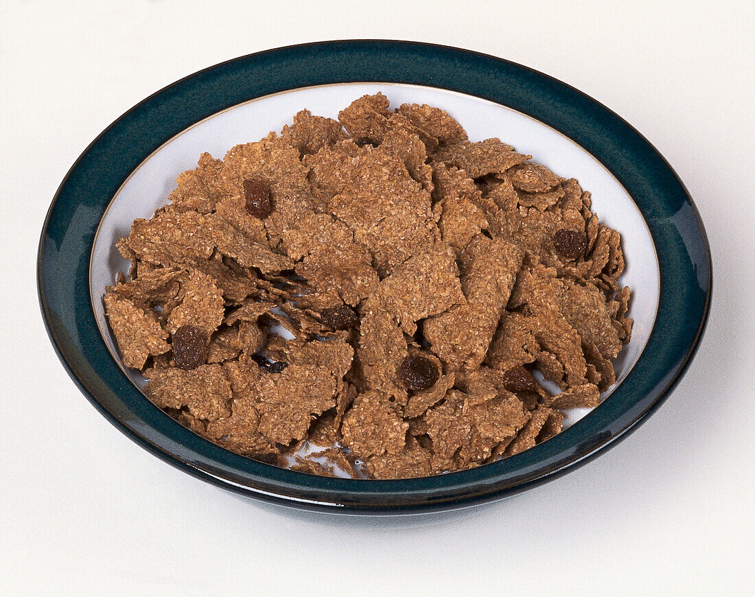 Bowl of bran cereal