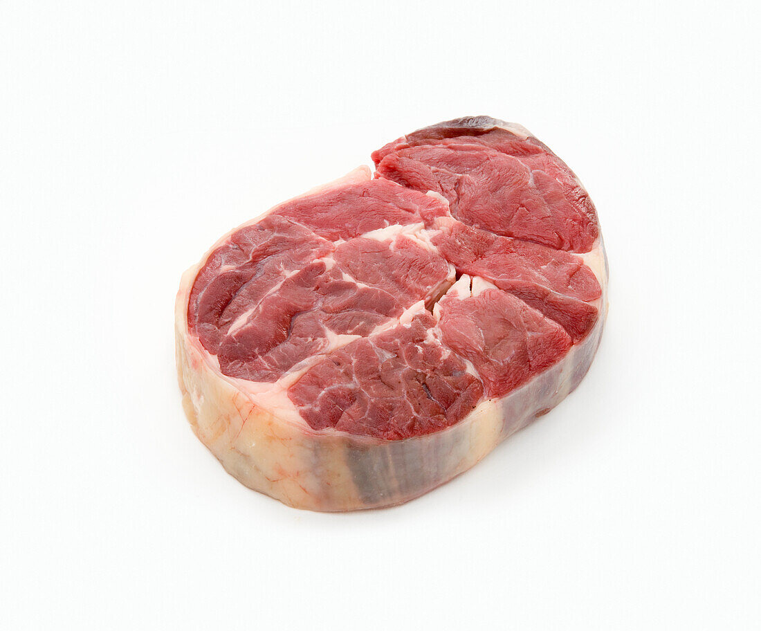 Raw shin of beef