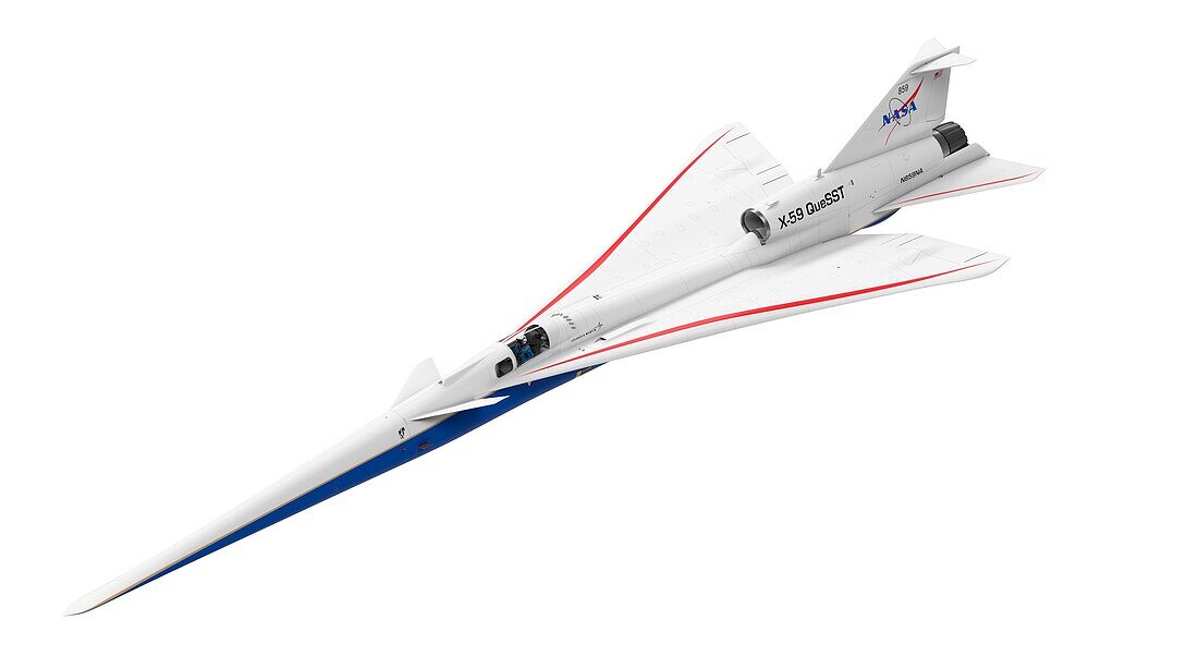 X-59 supersonic aircraft concept