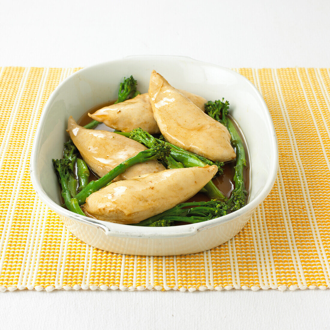 Chicken with broccoli soy anise