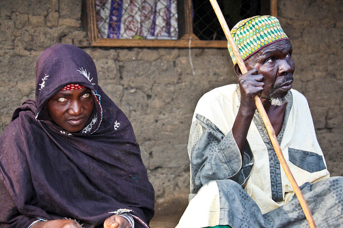 Couple with river blindness