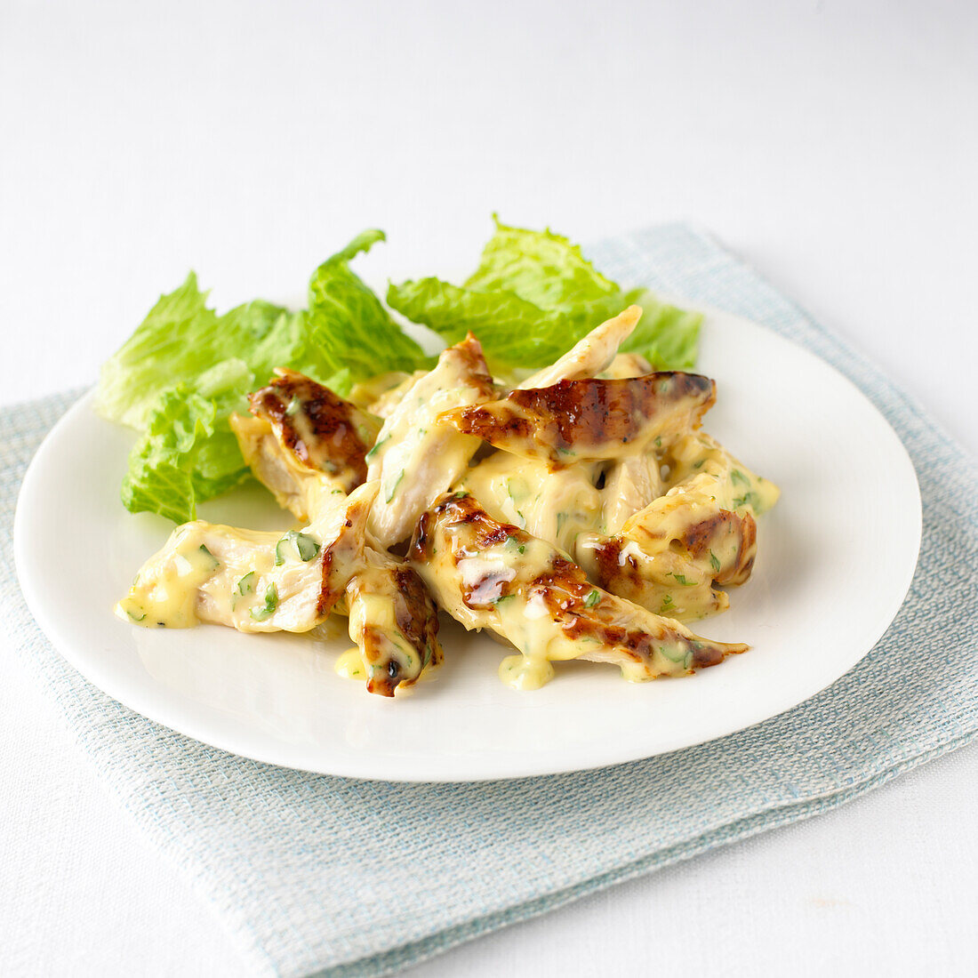 Chargrilled chicken with tarragon mayonnaise