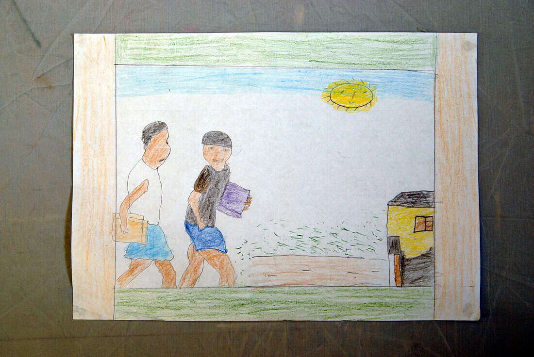 School child's drawing