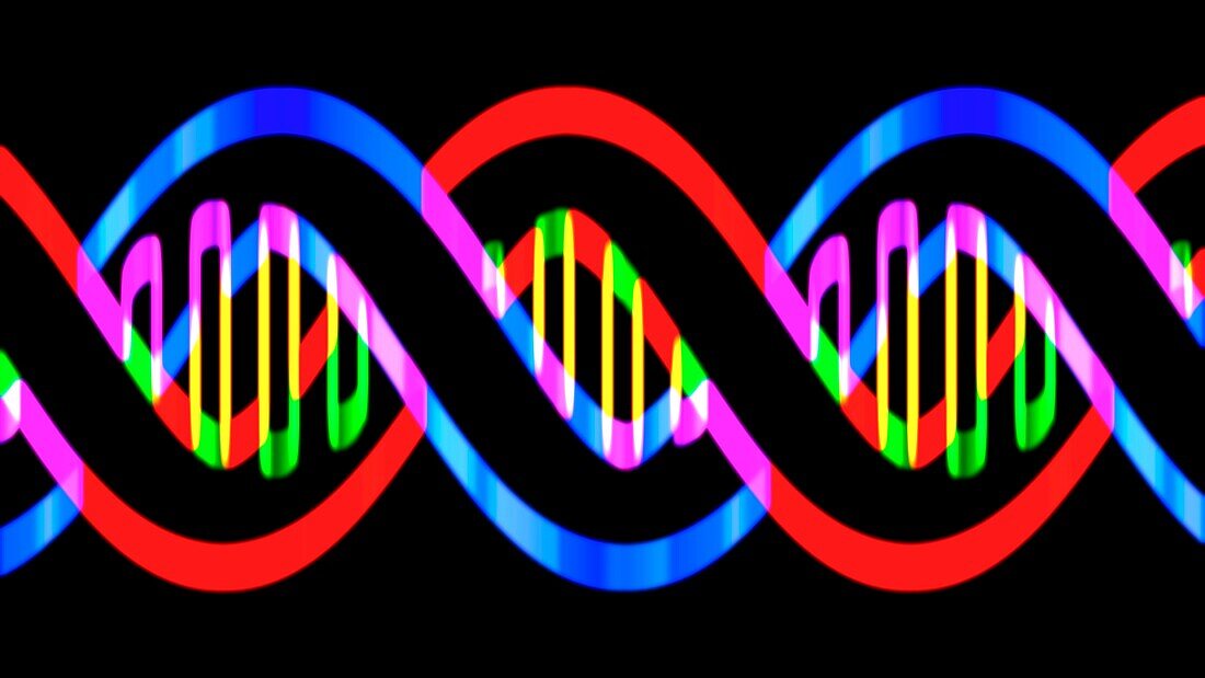 DNA molecule, illustration