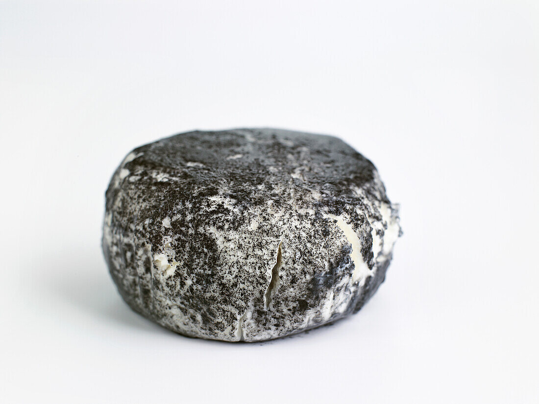 French Rove Cendre ash-coated goat's cheese