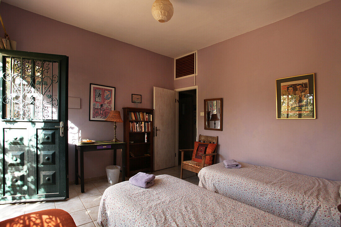Guest house bedroom, Israel
