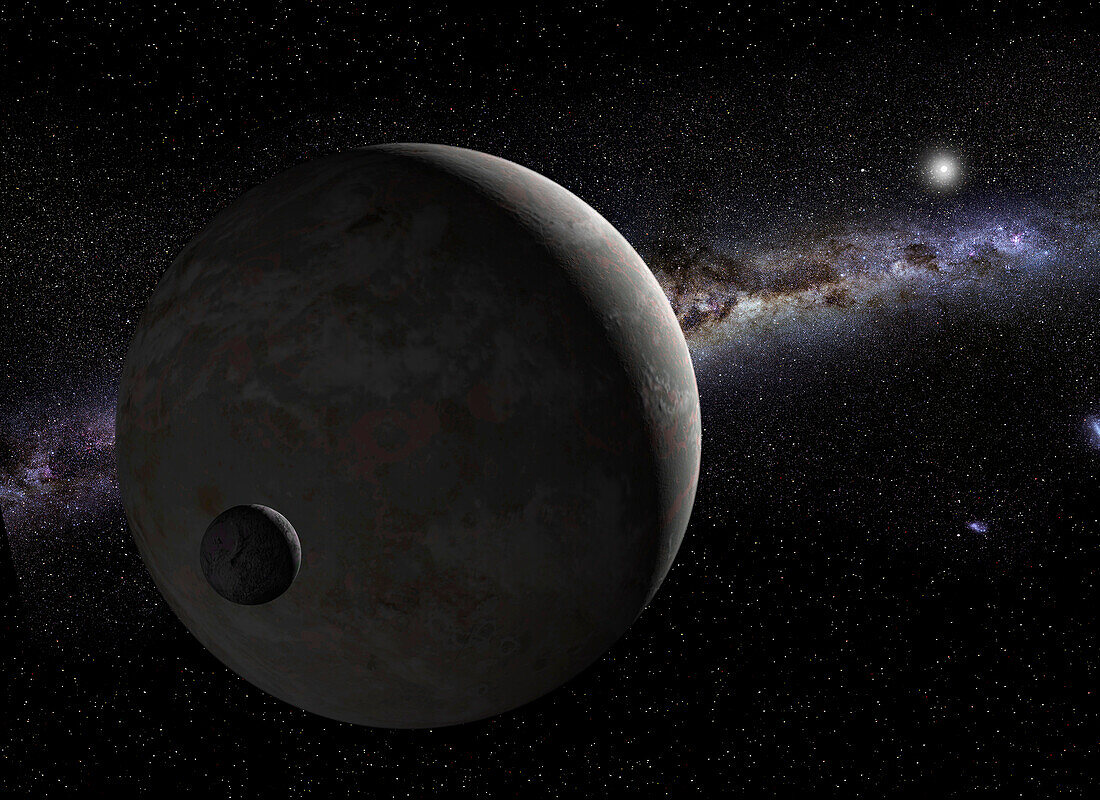 Transneptunian planet, illustration