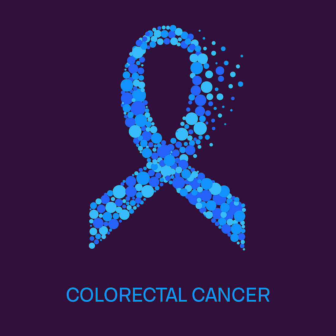 Colorectal cancer, conceptual illustration