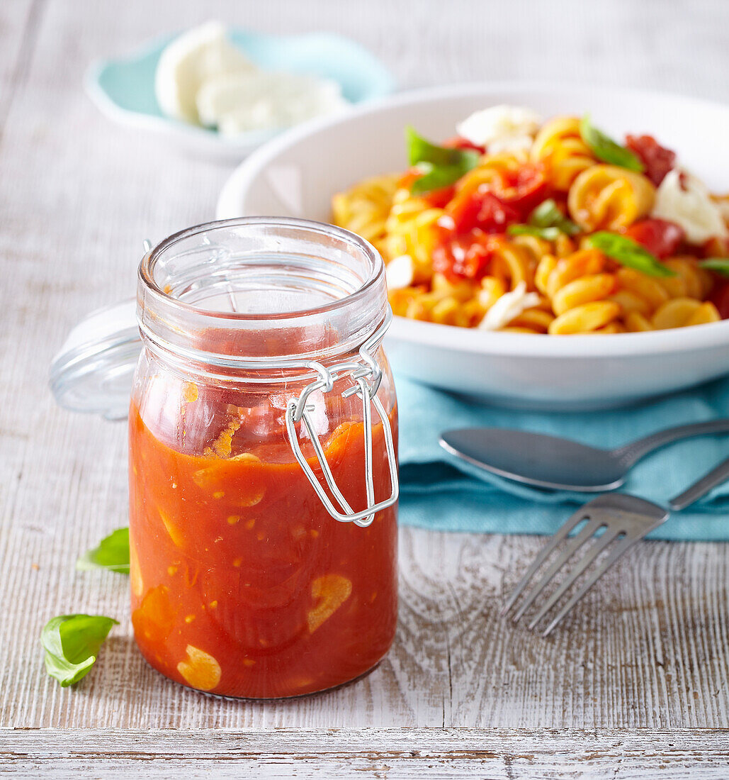 Selbstgemachte Tomatensauce