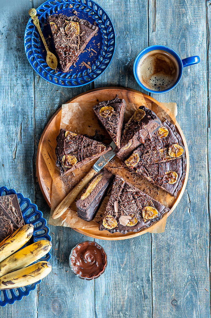 Bananen-Schokoladen-Kuchen