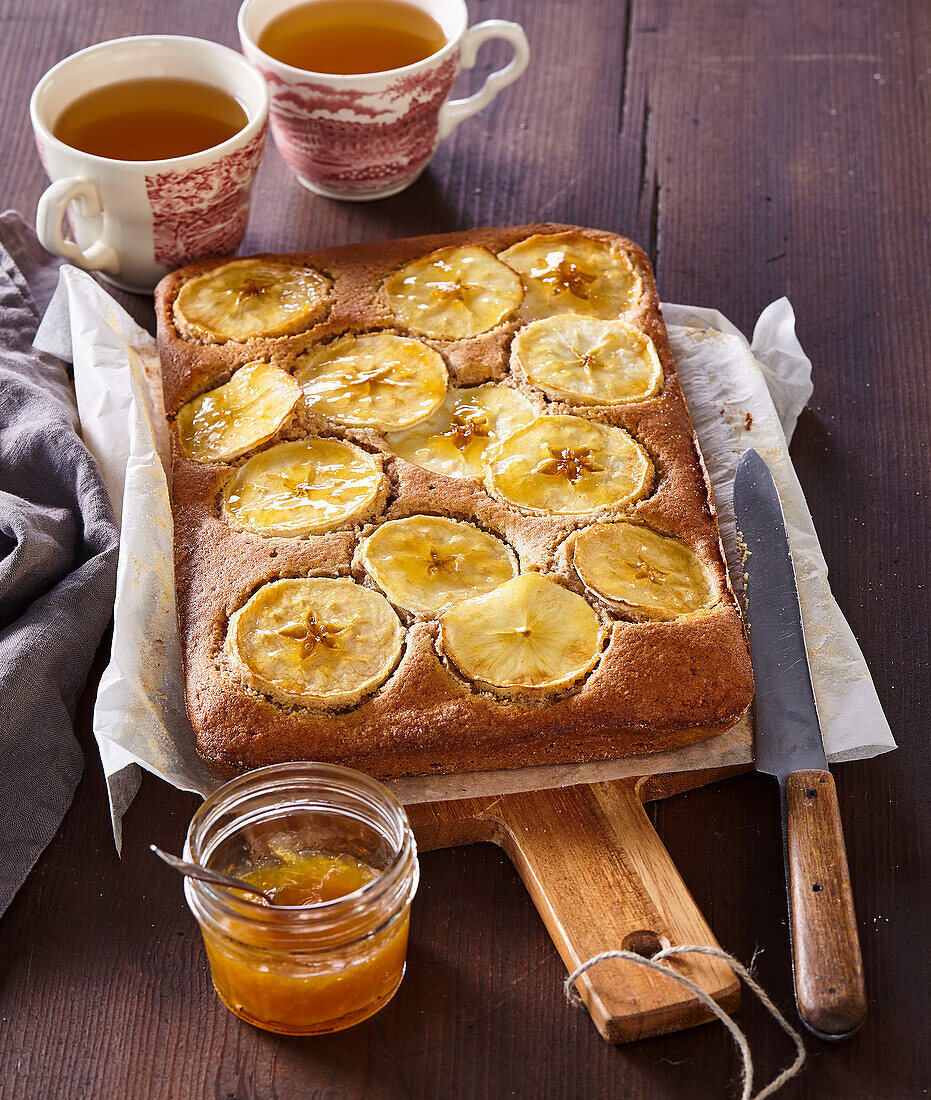 Apfelkuchen mit Gewürzen