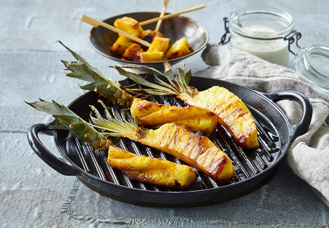 Gegrillte Ananas