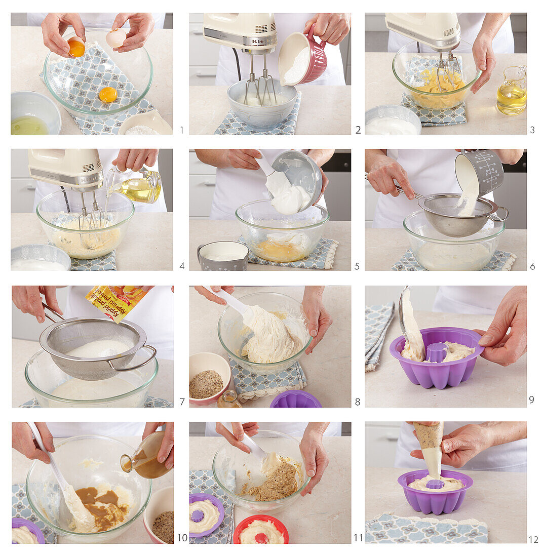 Mini fancy breads step by step