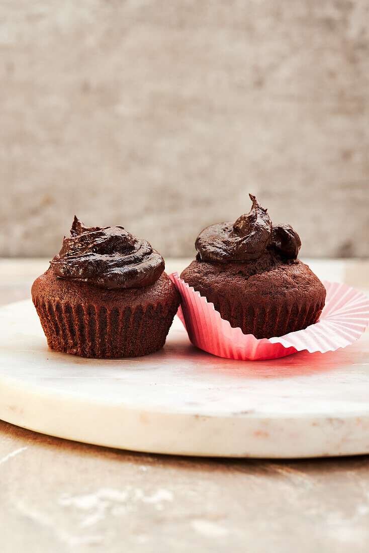 Double chocolate cupcakes