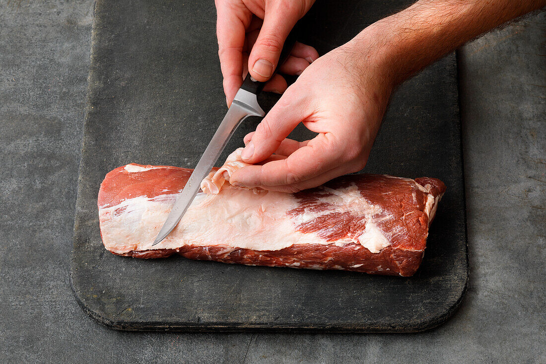 Wildfleisch parieren