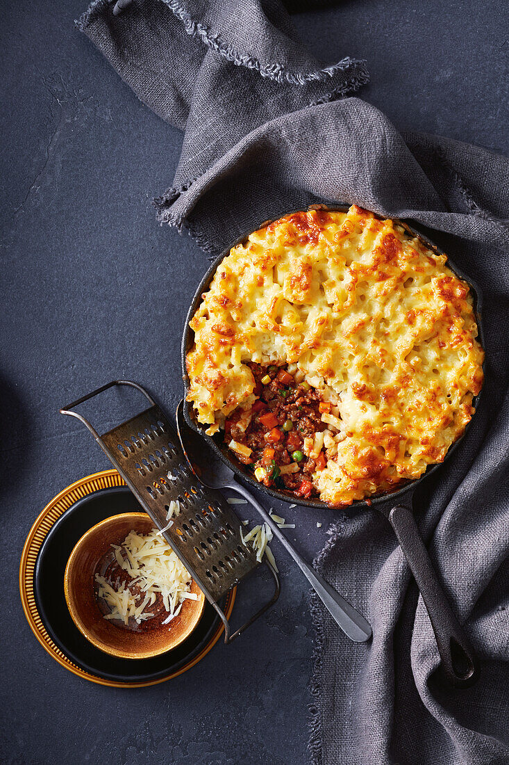 Mac and Cheese Cottage Pie