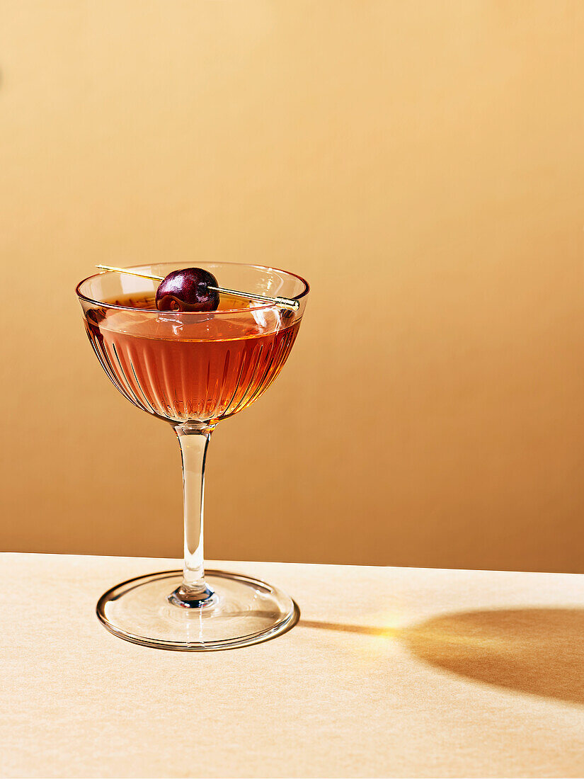 Vieux Carre – a cocktail made with cognac, rye whiskey, vermouth, bénédictine and bitters