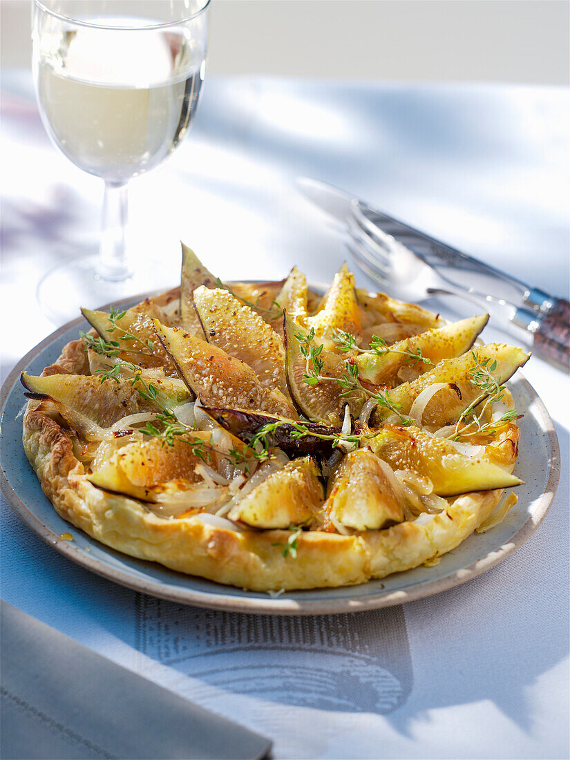 Feigen-Zwiebel-Tarte