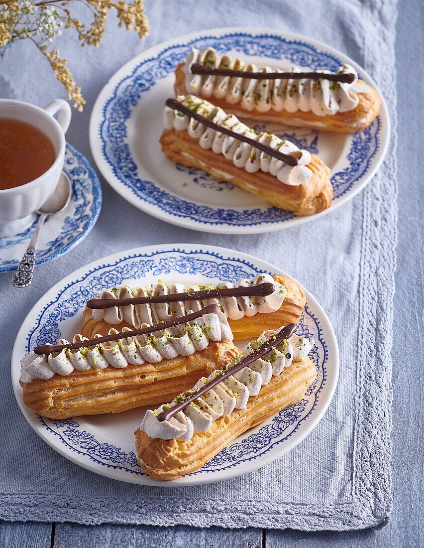 Chai cream Eclairs