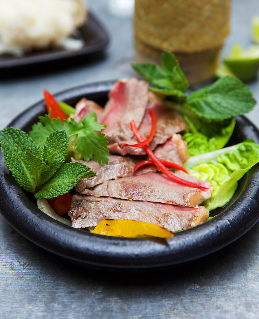 Thai duck salad