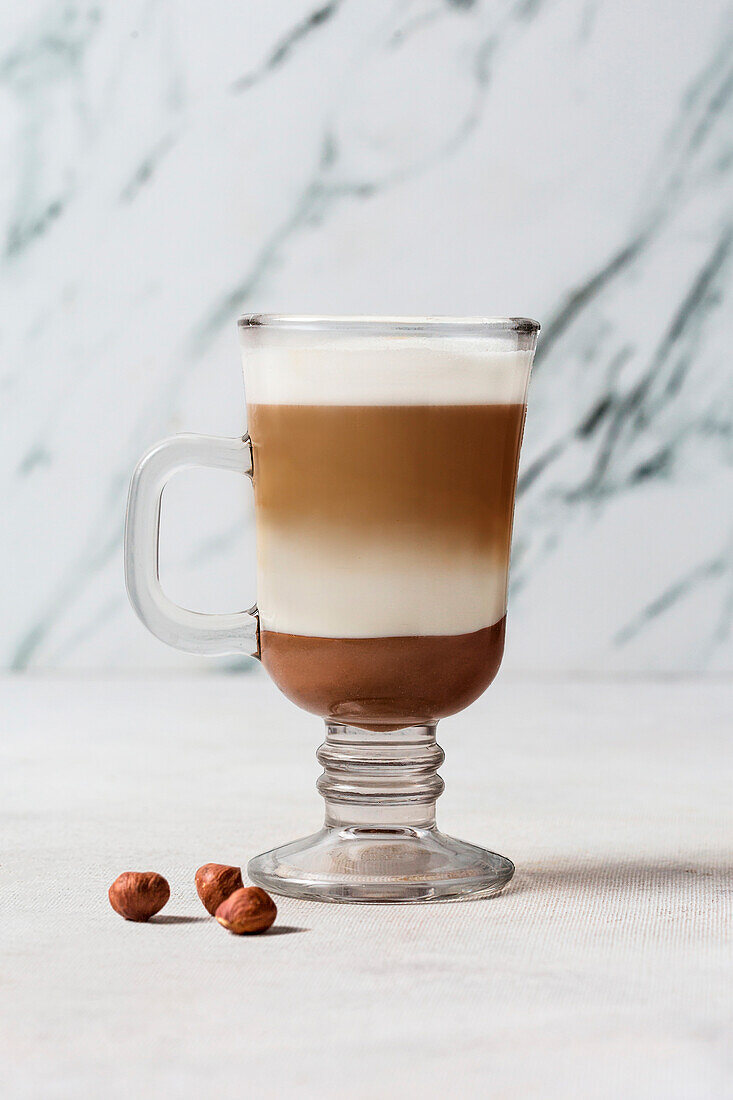 Hazelnut cappuccino