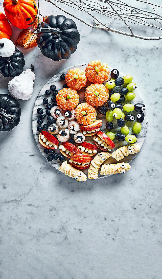 Halloween fruit platter
