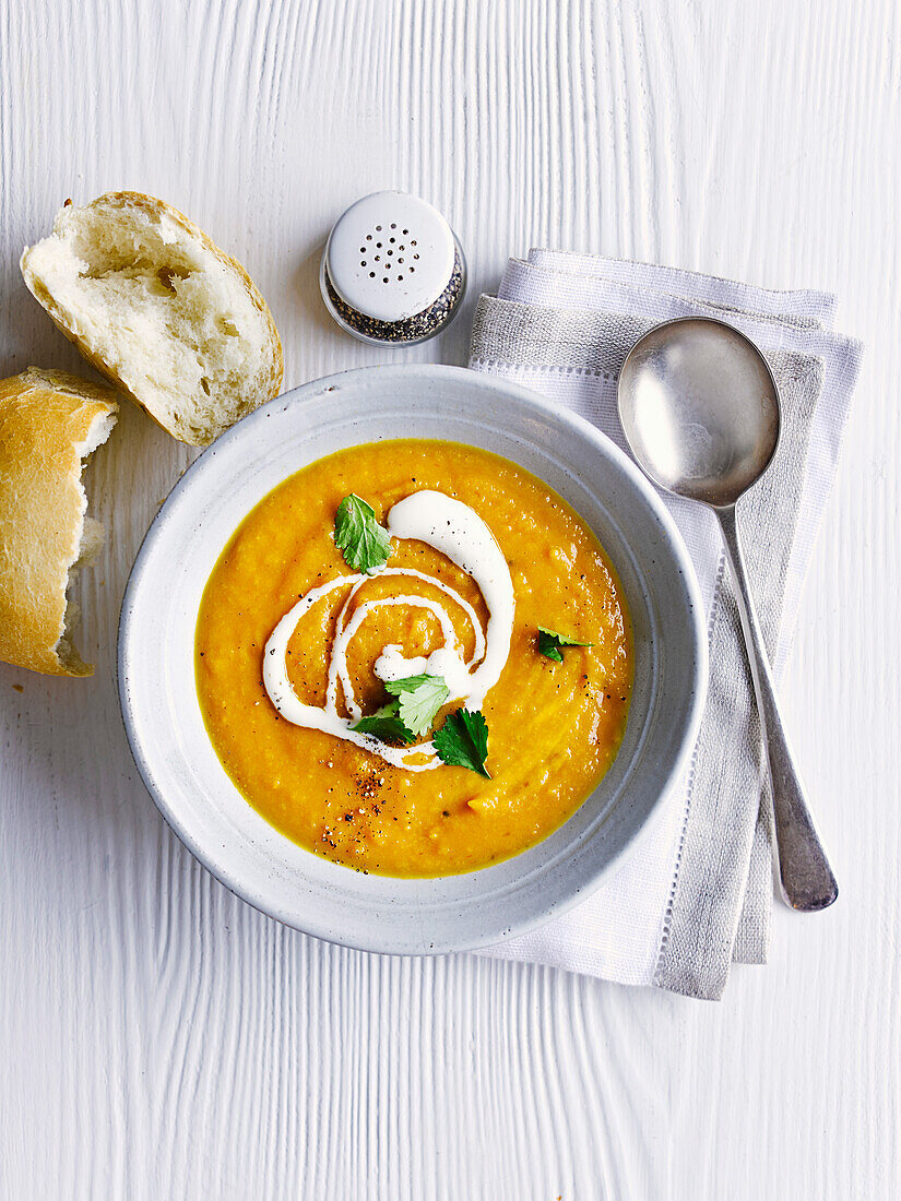 Mexican sweet potato soup