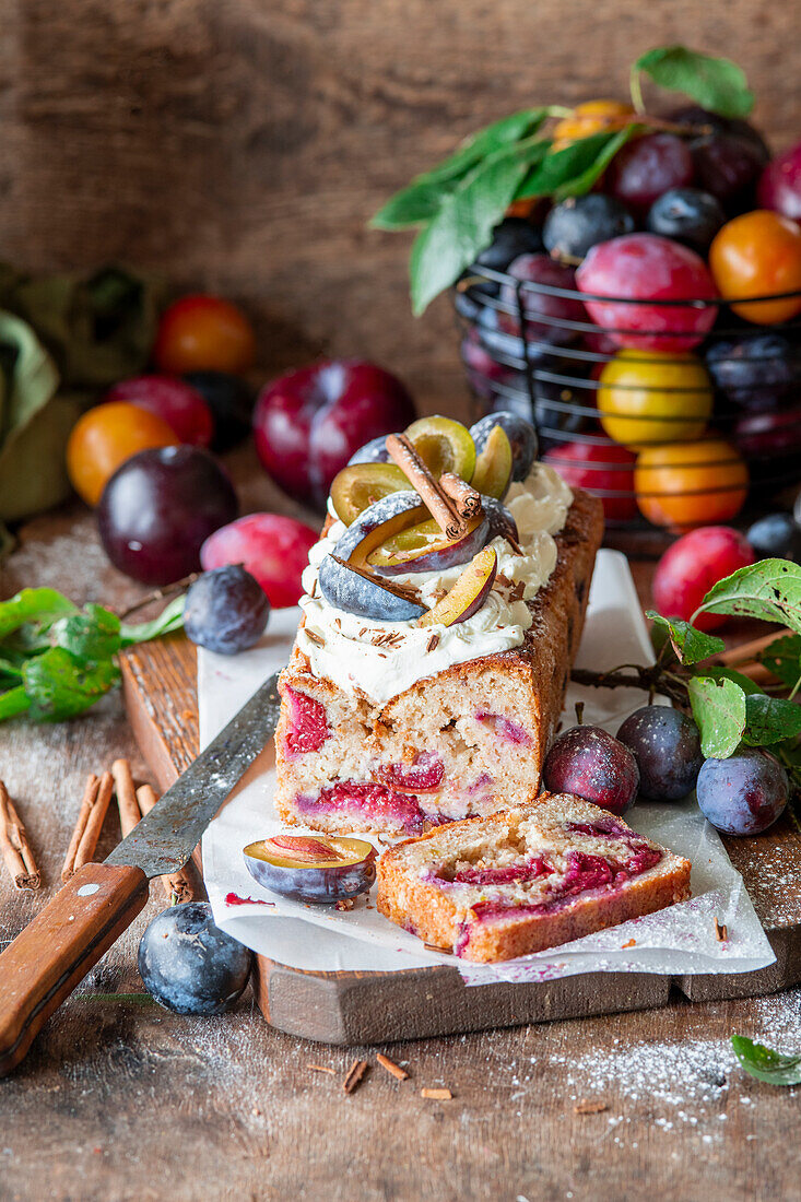 Vollkorn-Pflaumenkuchen