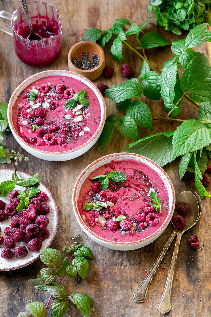 Himbeer Smoothie Bowl