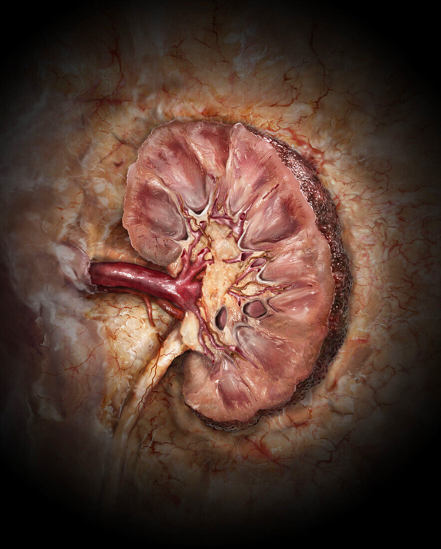 Kidney Disease, Coronal Section