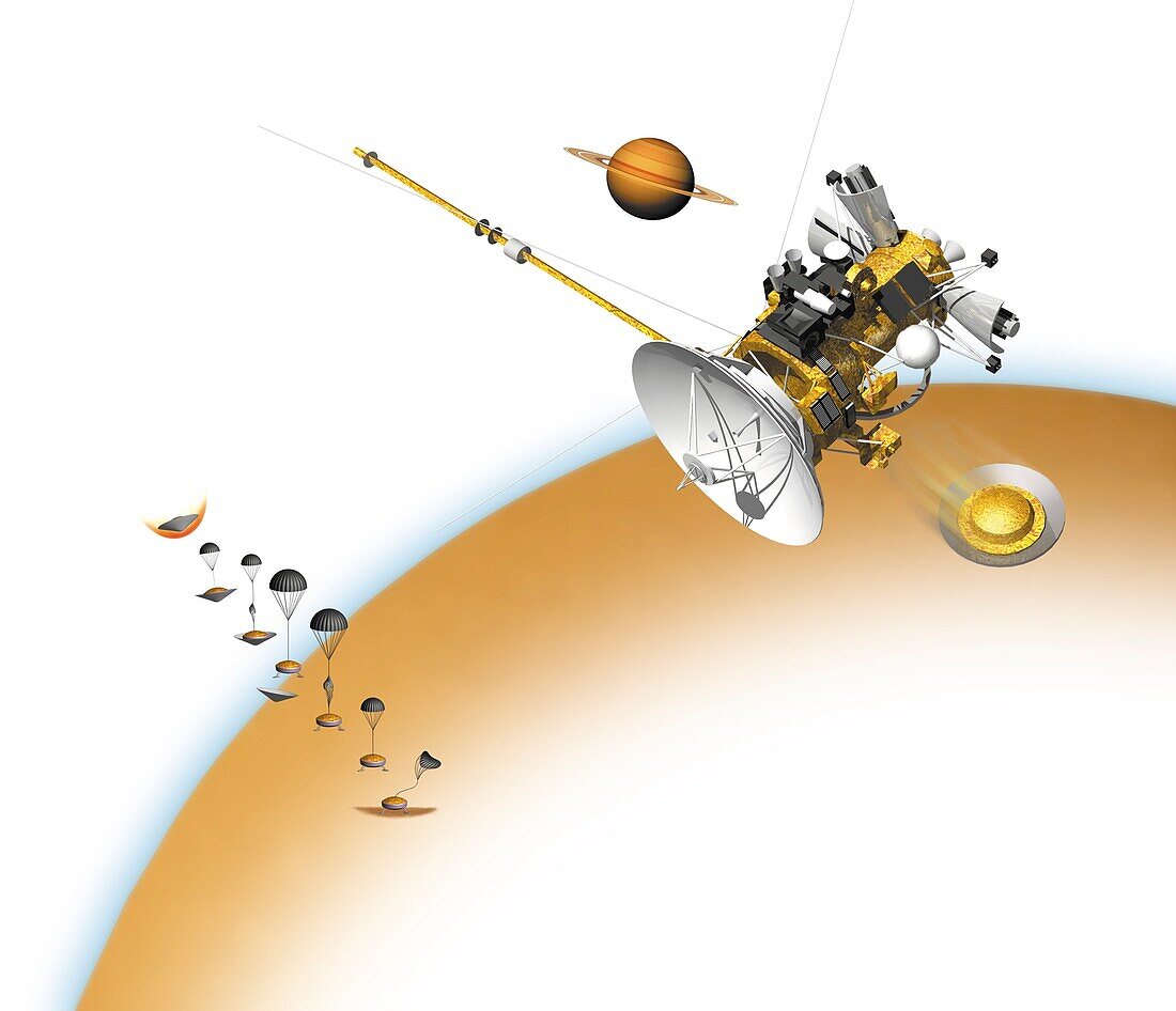 Descent into Titan's opaque atmosphere