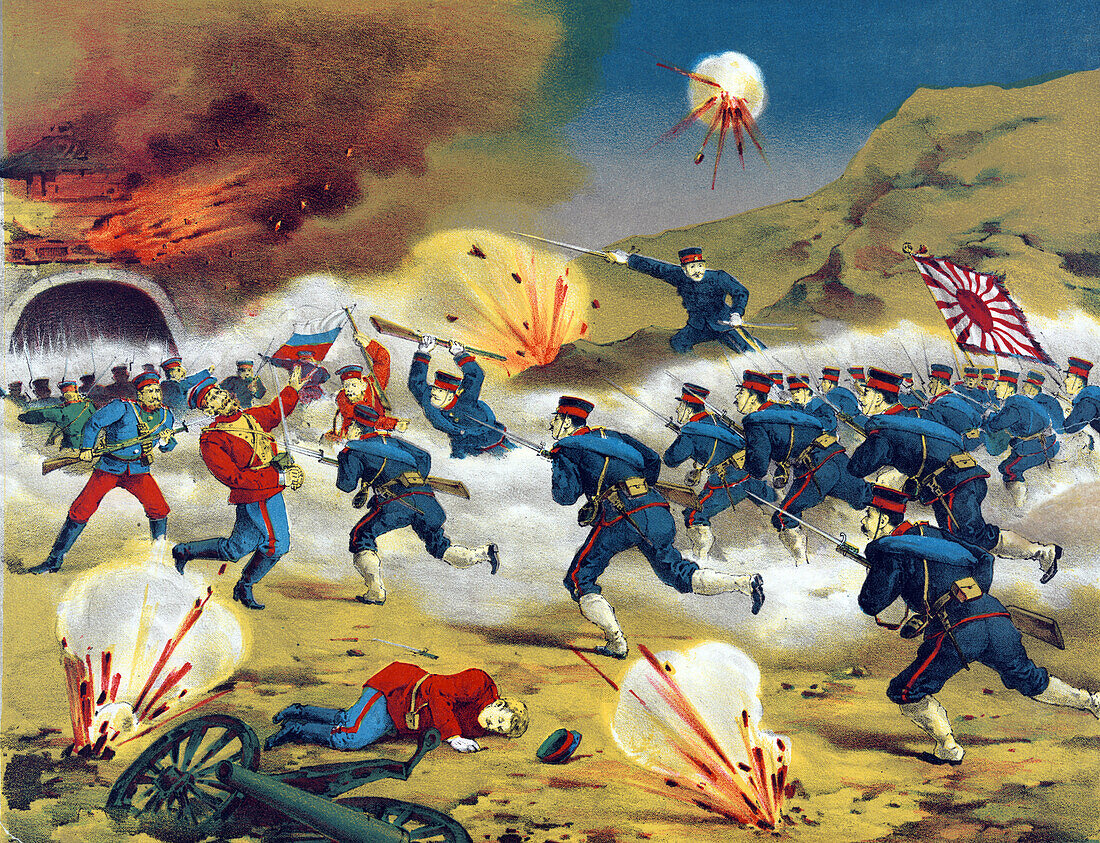 Russo-Japanese War, Battle of Yalu River, 1904