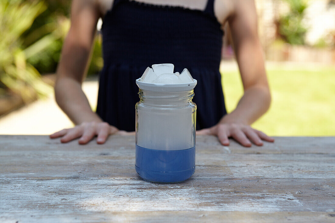 Making a cloud in a jar
