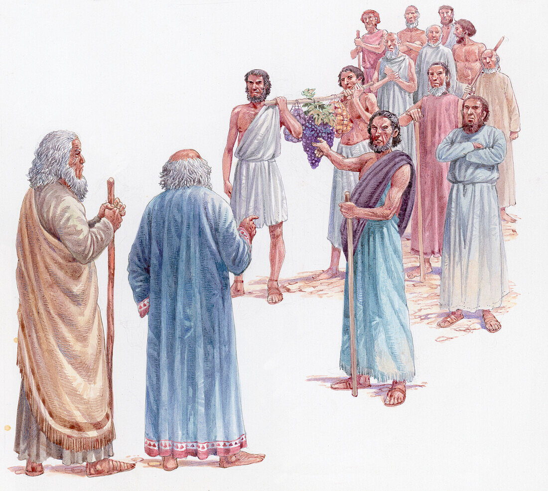 Chapters 13-14 of Old Testament, illustration