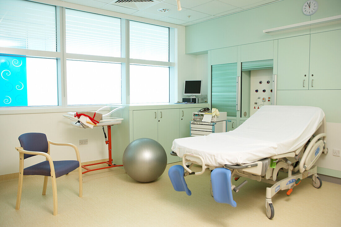 Delivery room in hospital