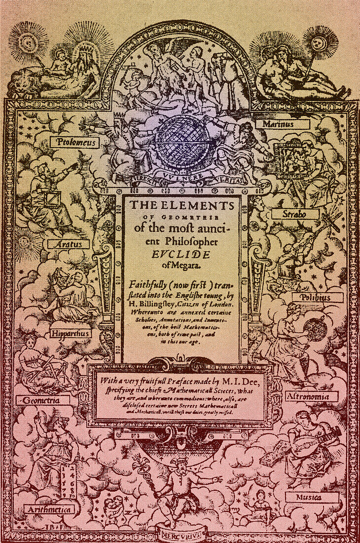 Elements of Geometry, Frontispiece, 16th century