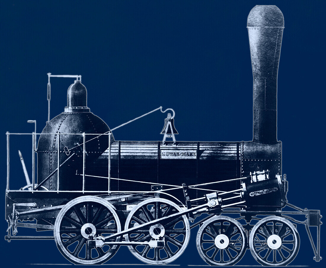 19th century locomotive