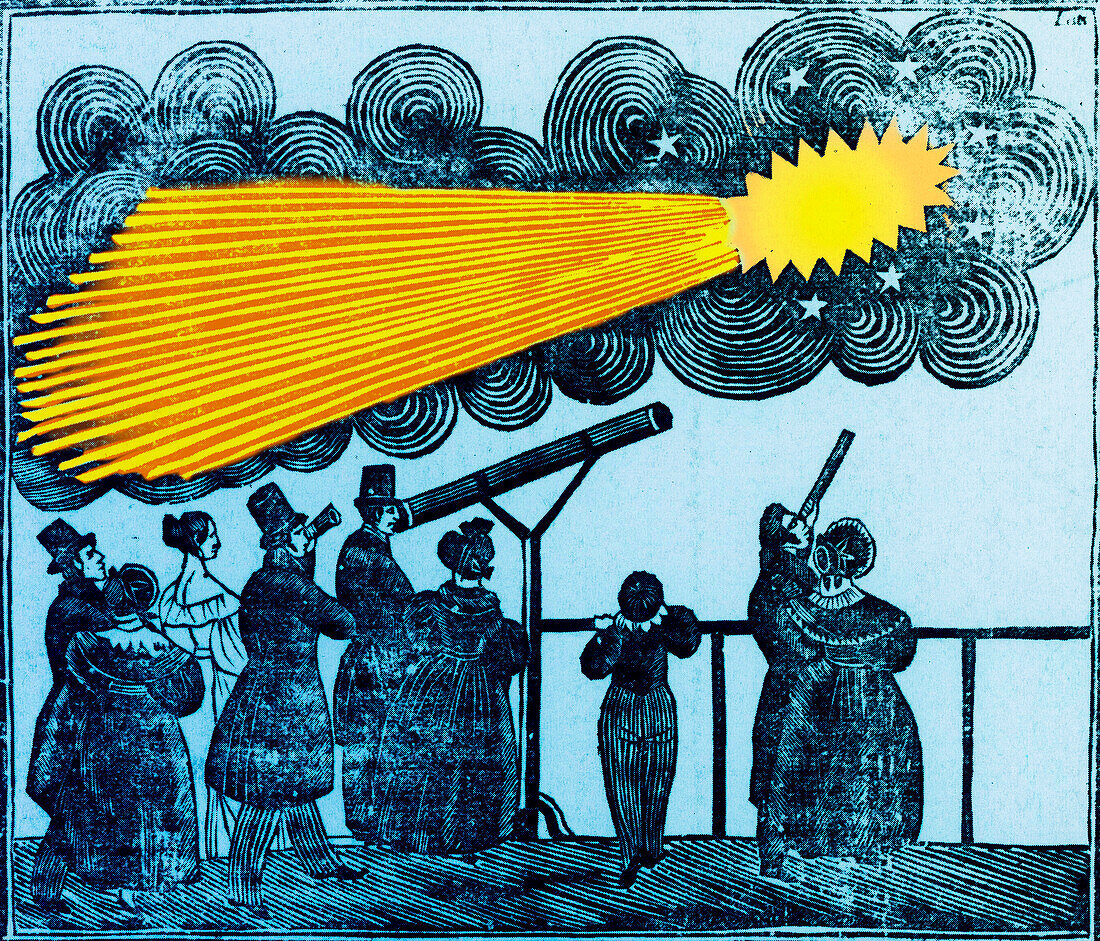 Halley's Comet, 1835